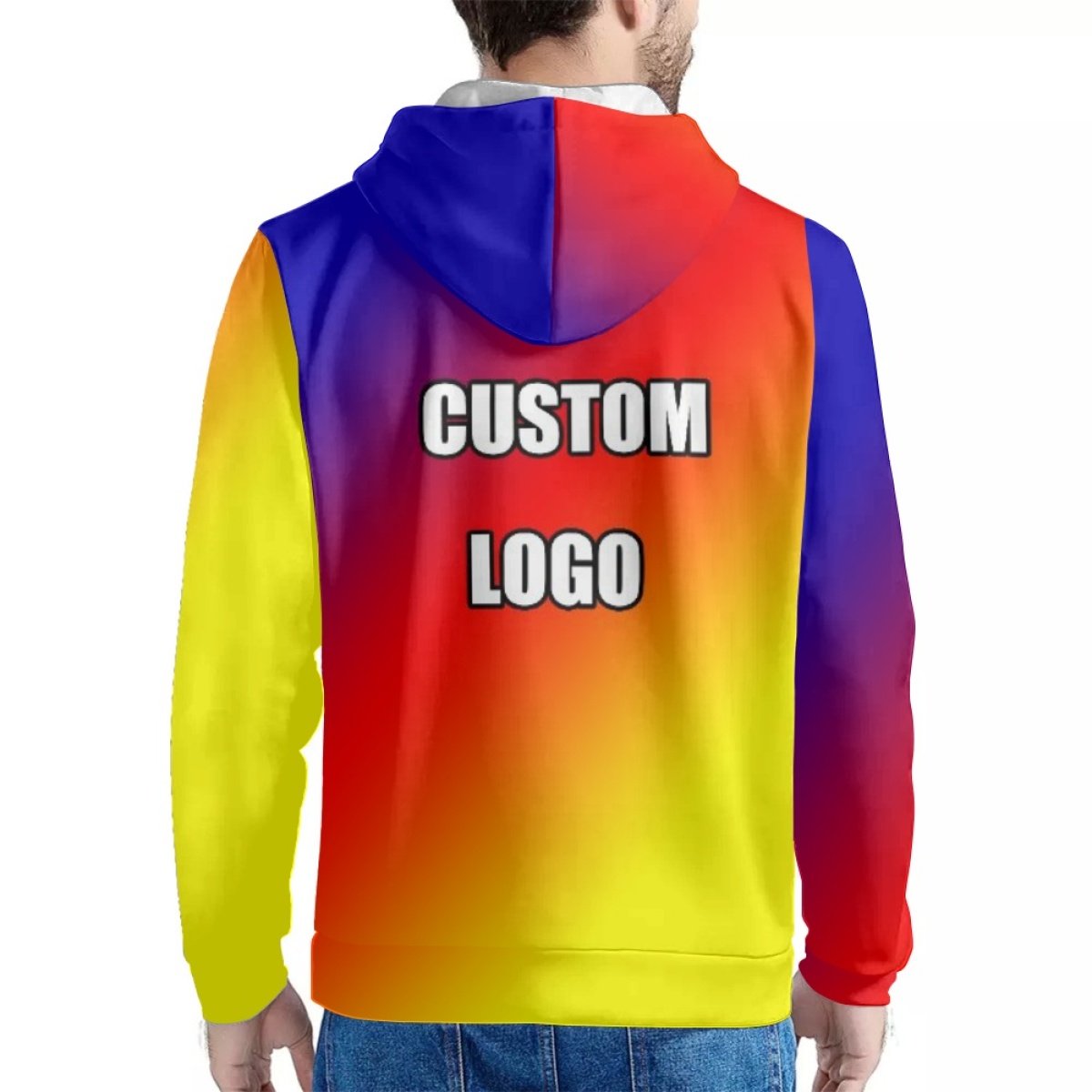 New Design Merry Christmas Digital Sublimation Cute Skull Printing Unisex Hoodies and Sweatshirt Christmas Men's Hoody