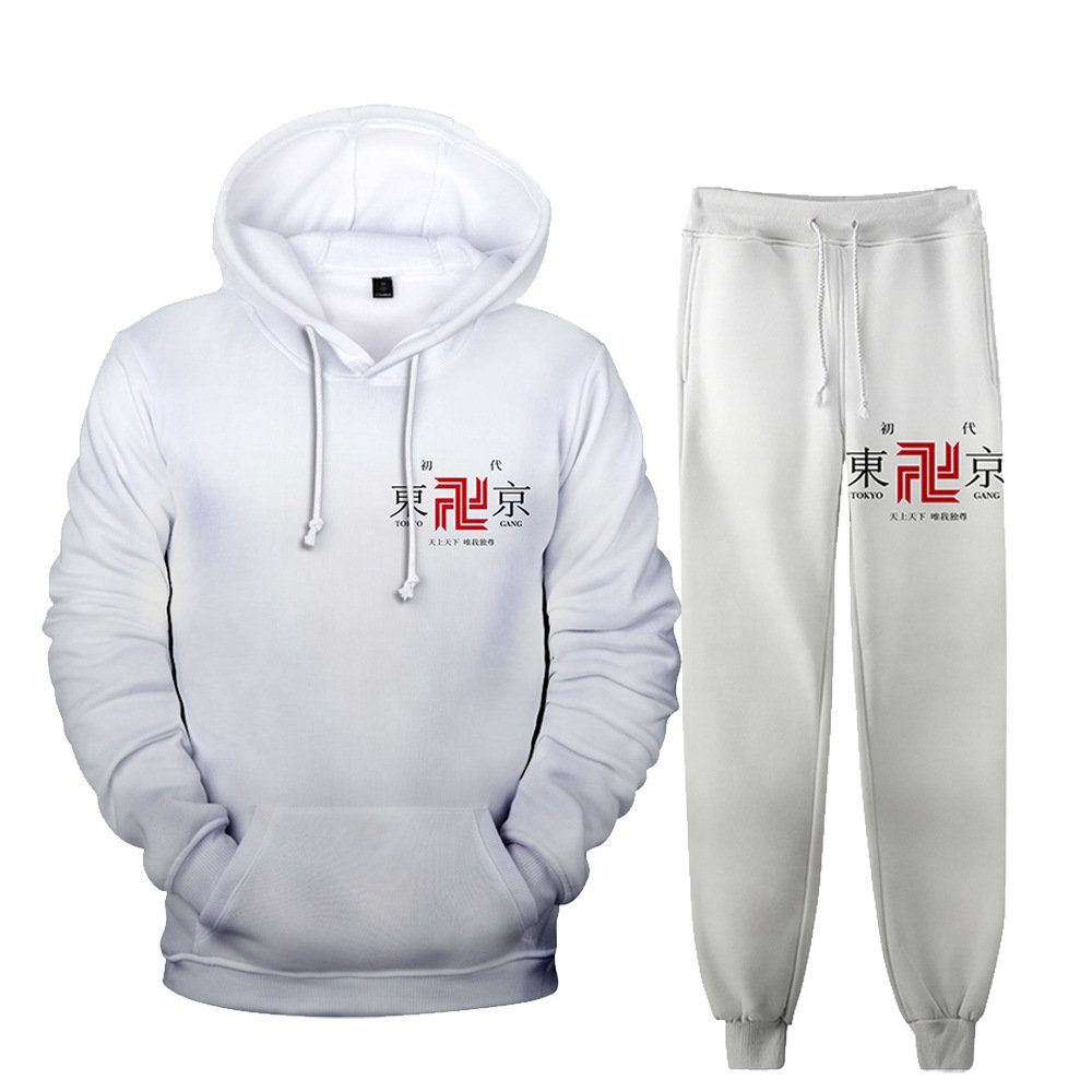 Gerenal Basic Wholesale Anime Hoodie Joggers Two Piece Set Dropshipping Unisex Tracksuits
