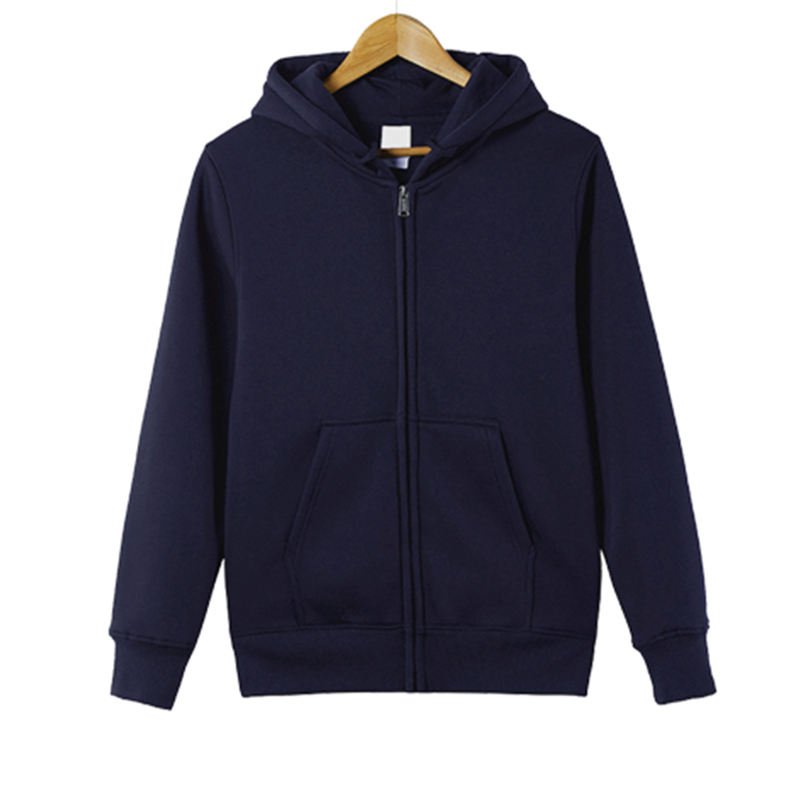 High Quality Long Sleeve Hoodie Custom Logo Full Zip Hoodie Men's 100% Cotton Casual Zipper Men's Hoodie