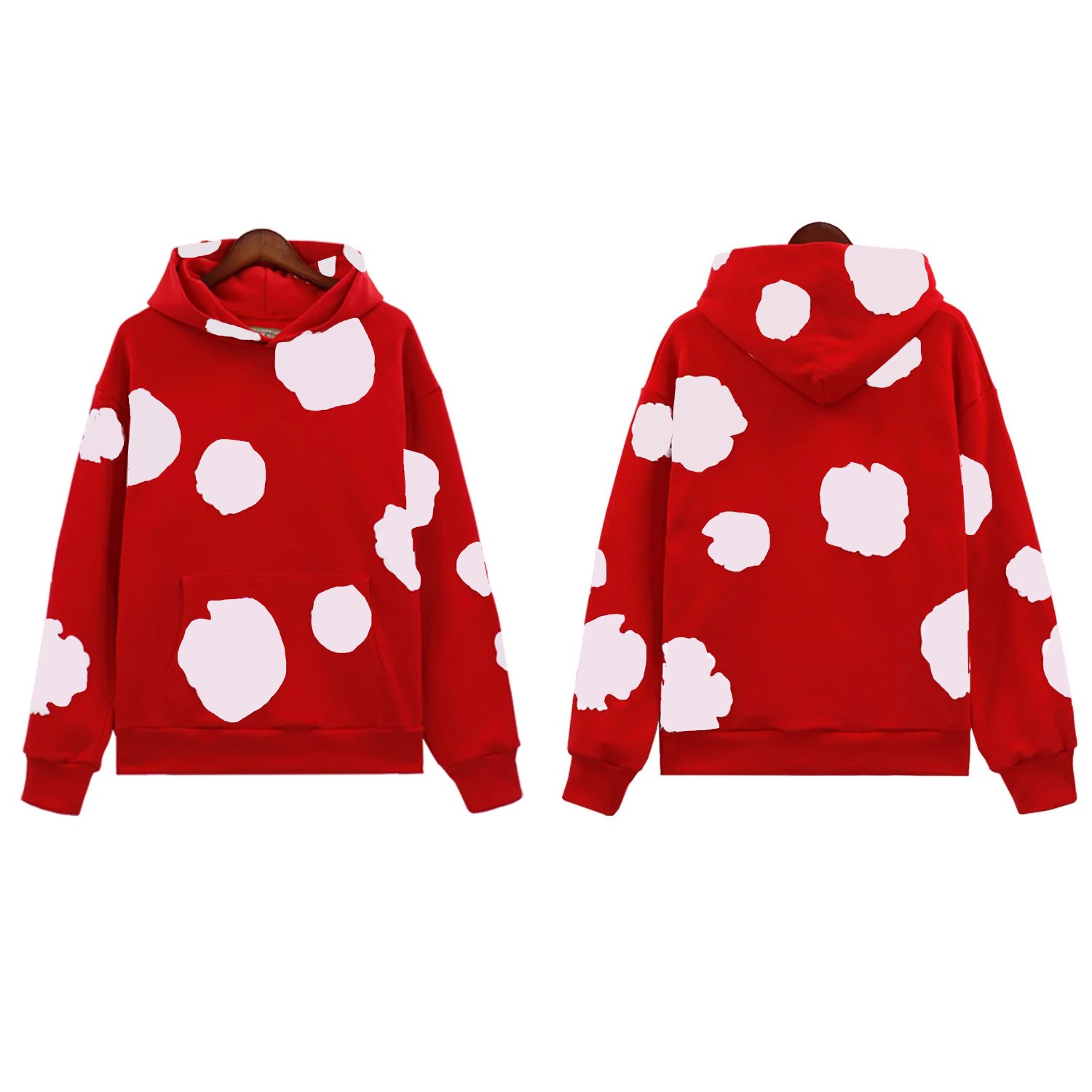 OEM 2023 brand 100% cotton puff print sweatshirts for tracksuits men's hoodie