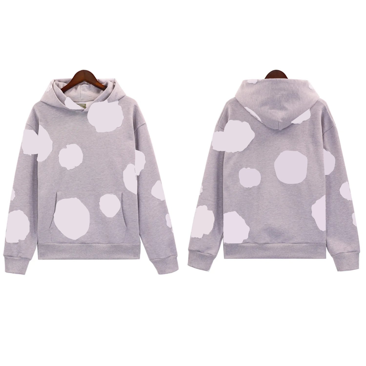 OEM 2023 brand 100% cotton puff print sweatshirts for tracksuits men's hoodie