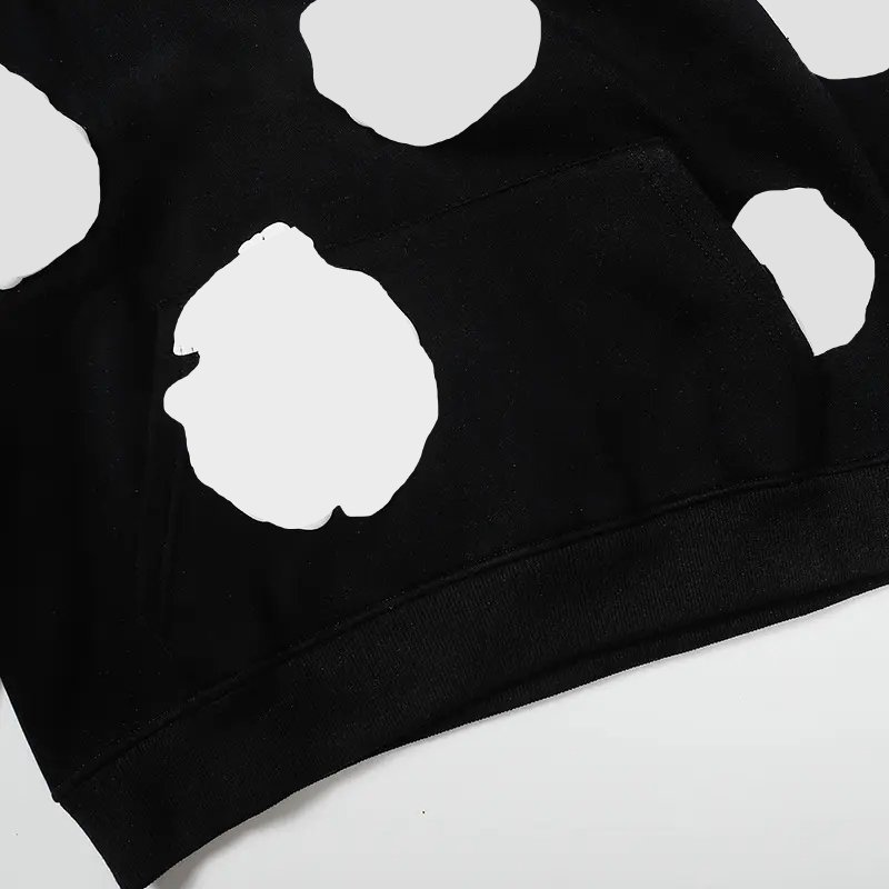 OEM 2023 brand 100% cotton puff print sweatshirts for tracksuits men's hoodie