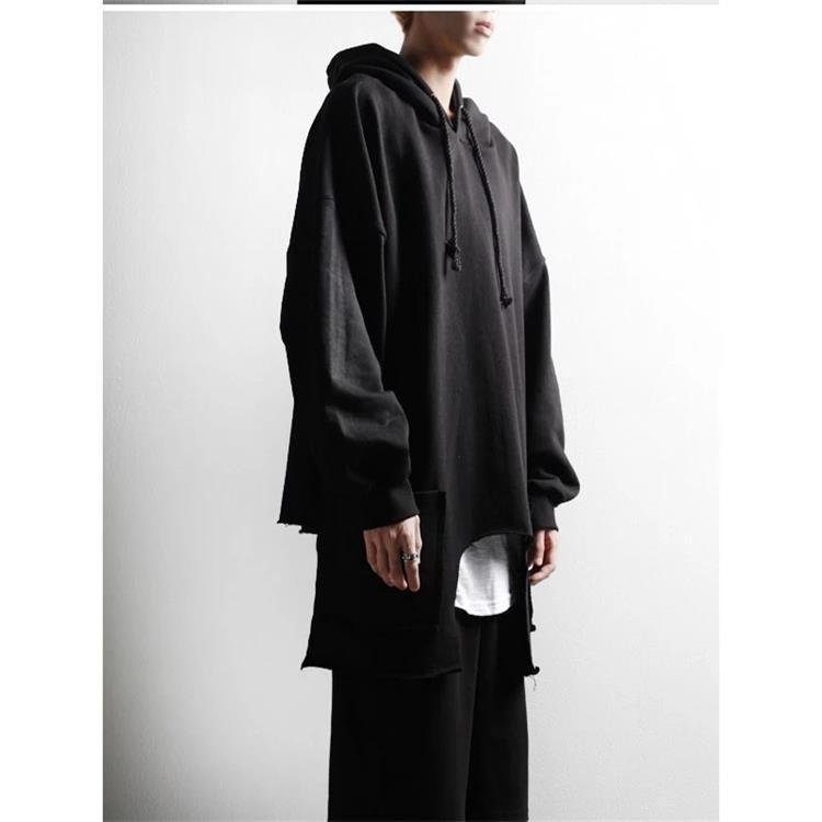H5314 Clothing Manufacturer Custom Streetwear Styles Irregular Cropped Oversized Men's Hoodies Women's Hoodies