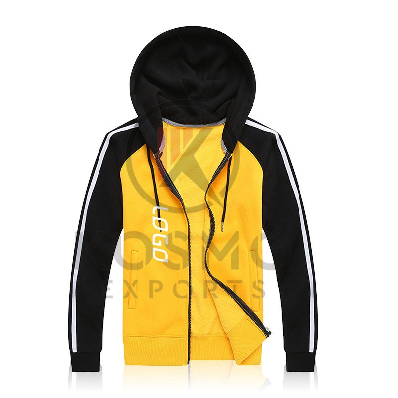 Full Zip Up Hoodie Men Custom Design Hoody Autumn And Winter Clothes For Men And Women With Color Matching Hoodie
