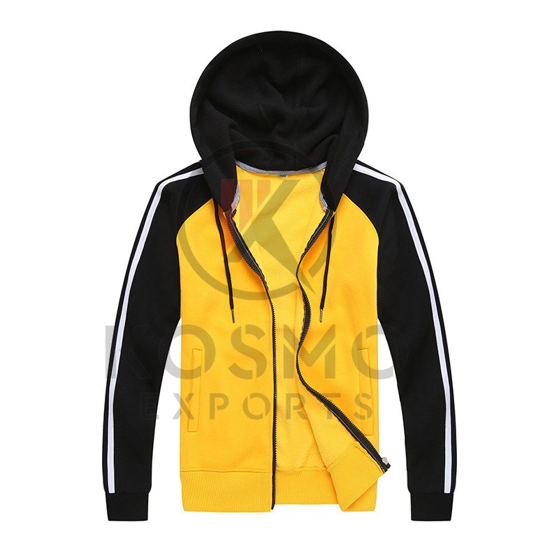 Full Zip Up Hoodie Men Custom Design Hoody Autumn And Winter Clothes For Men And Women With Color Matching Hoodie