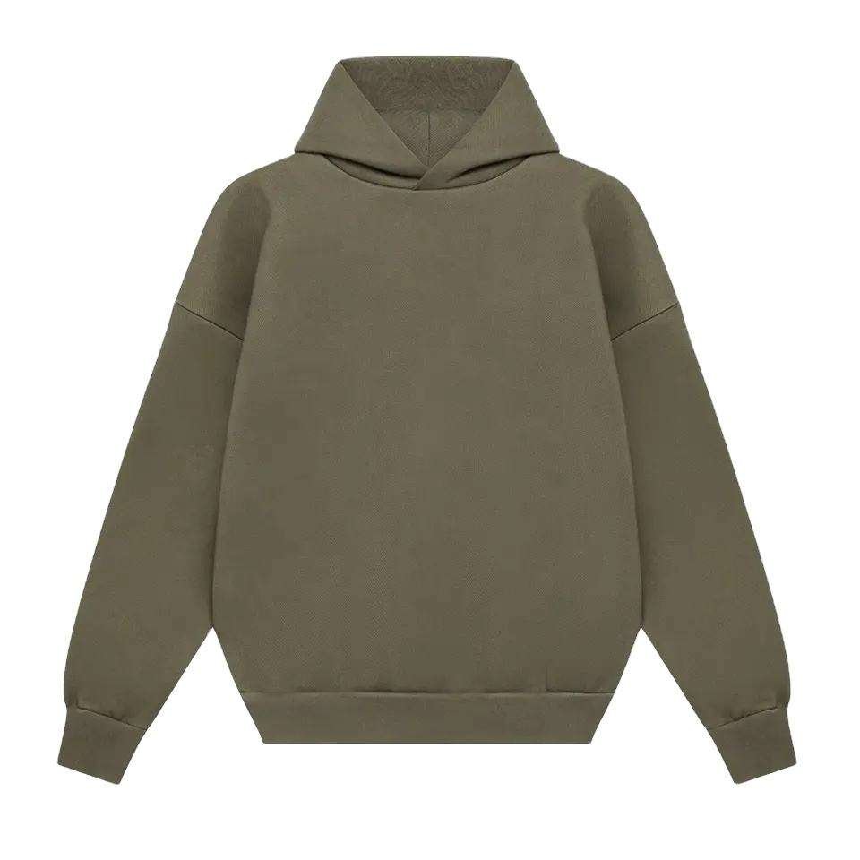 Luxury 100% Cotton Boxy High Quality Plain Cropped Men Heavyweight Oversize Hoodie Manufacturer Thick Blank Custom Men's Hoodies
