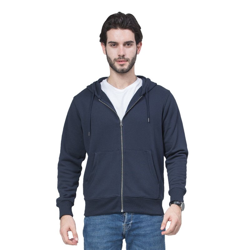 Men's Zip Up Hoodies Manufacturer Custom Logo Men and Women's Heavyweight Puff Printing Hoodies&Sweatshirts