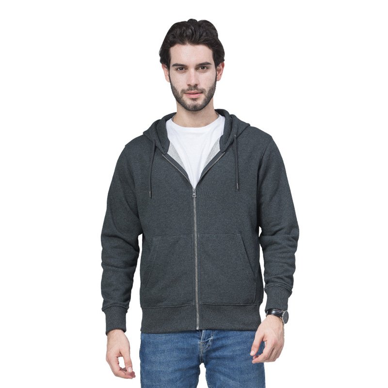 Men's Zip Up Hoodies Manufacturer Custom Logo Men and Women's Heavyweight Puff Printing Hoodies&Sweatshirts