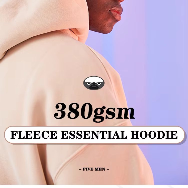 winter warm essential clothes streetwear heavy cotton puff printing unisex oversized hoodies for blank custom logo men clothes