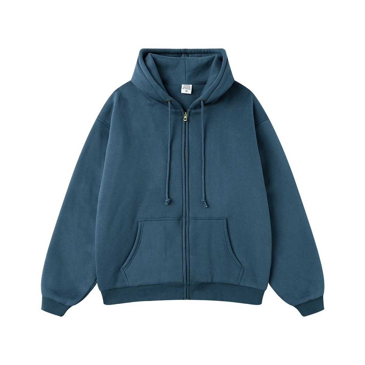Oem Custom Vintage Blank Plain Zip Up Regular Washed Heavy Tracksuit Men Zipper Hoodie Men's Hoodies Set