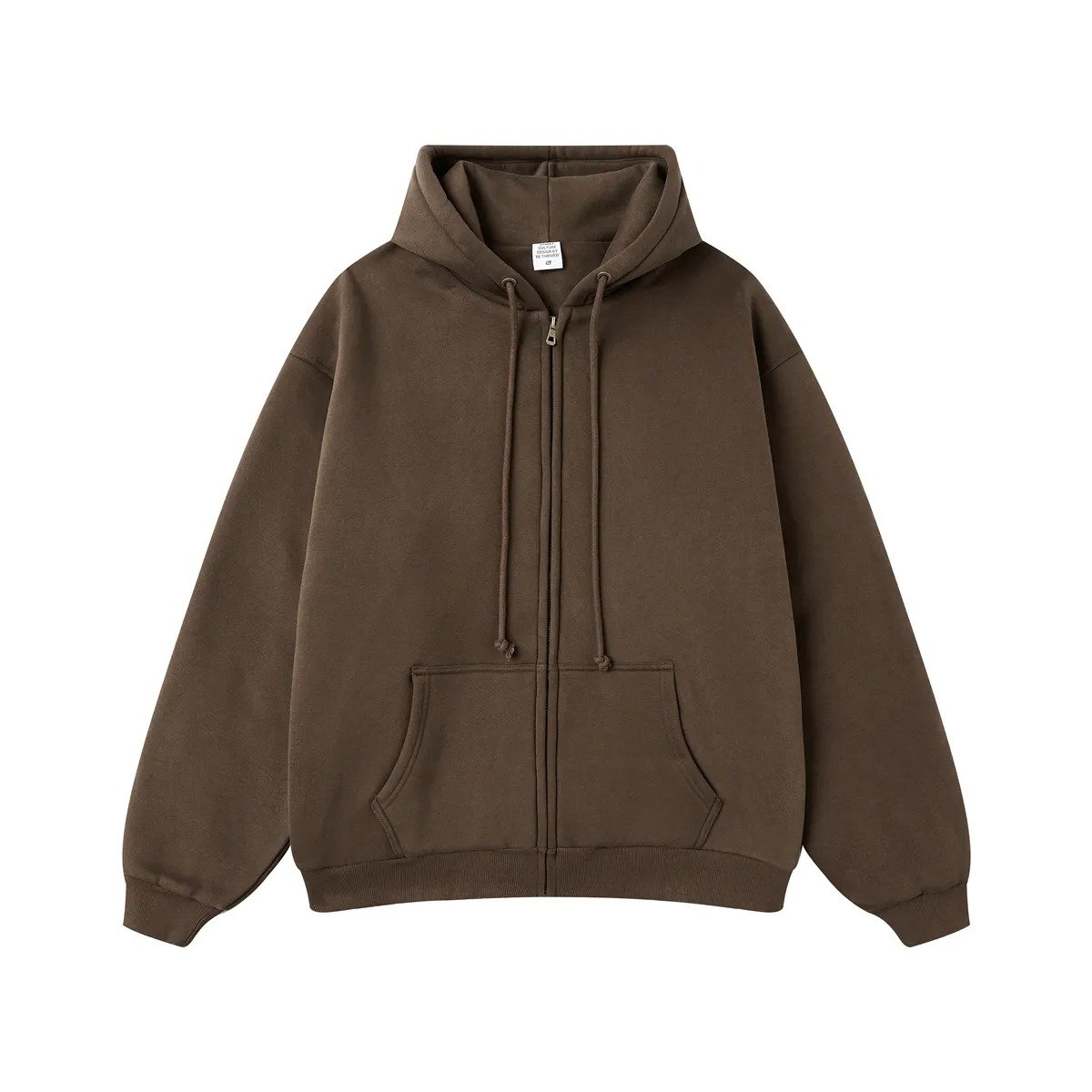 Oem Custom Vintage Blank Plain Zip Up Regular Washed Heavy Tracksuit Men Zipper Hoodie Men's Hoodies Set