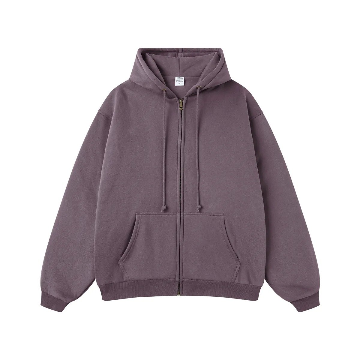 Oem Custom Vintage Blank Plain Zip Up Regular Washed Heavy Tracksuit Men Zipper Hoodie Men's Hoodies Set