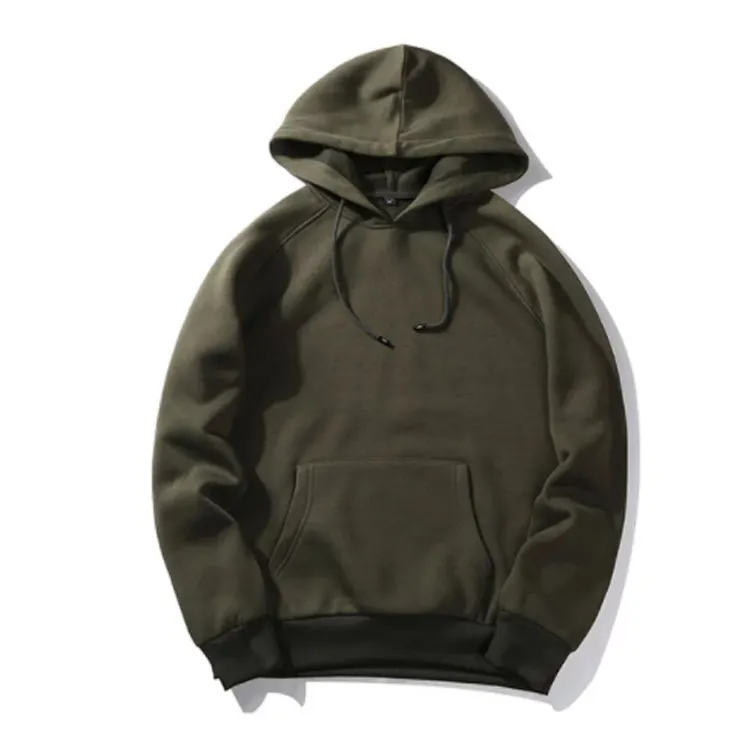 OEM Pullover Hoodie Sweatshirt Long Sleeve Printed Oversize 80% Cotton 20% Polyester Plus Size XS for Winter
