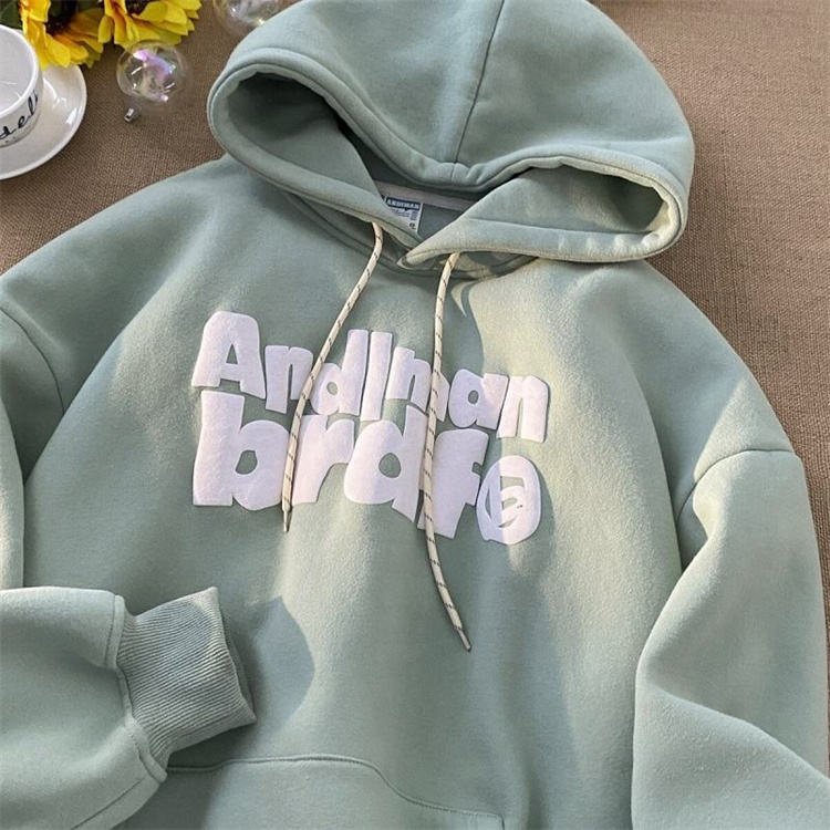 Custom 3d Logo Puff Print Hoodie Heavy Weight Oversized Hoodie Custom Puff Print Hoodies Customized