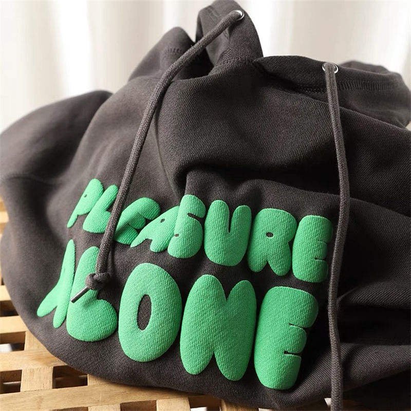 Custom 3d Logo Puff Print Hoodie Heavy Weight Oversized Hoodie Custom Puff Print Hoodies Customized