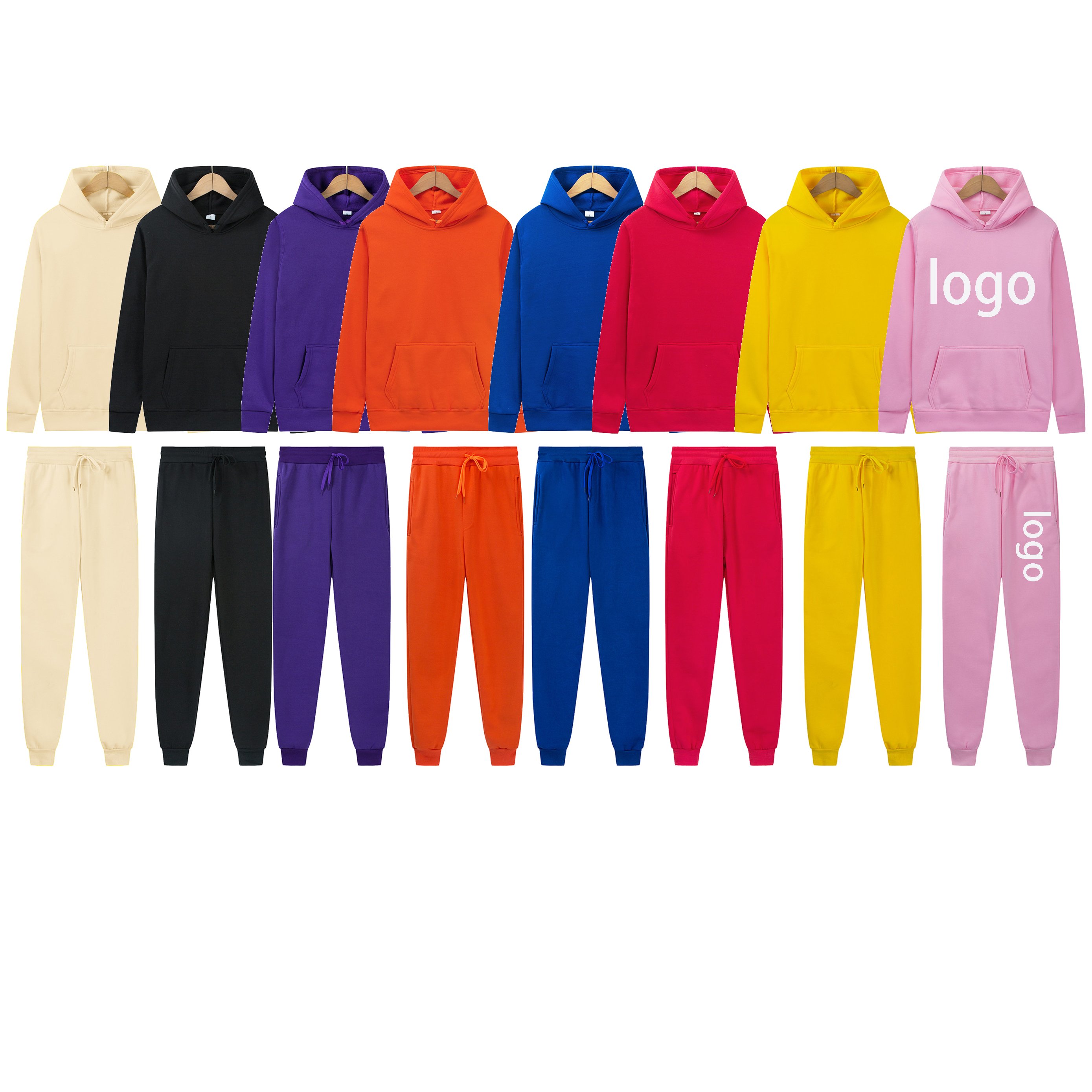 Hot Sale Custom Sweat Suits Tech Fleece Tracksuit Sweatsuit Unisex Sets Men's Sportswear Hoodie Set