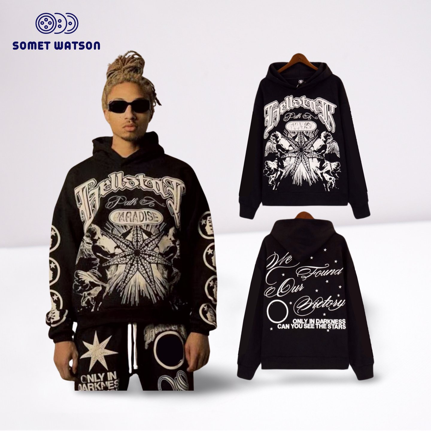 2024 Hell of Stars 3D print hoodie plus size oversize men's hoodies women's hoodies