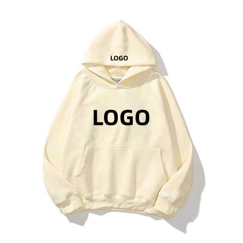 Heavyweight Custom Logo 460 Gsm Plus Size Fleece Cotton Blank Hoodie Oversized Loose Men's Hoodies
