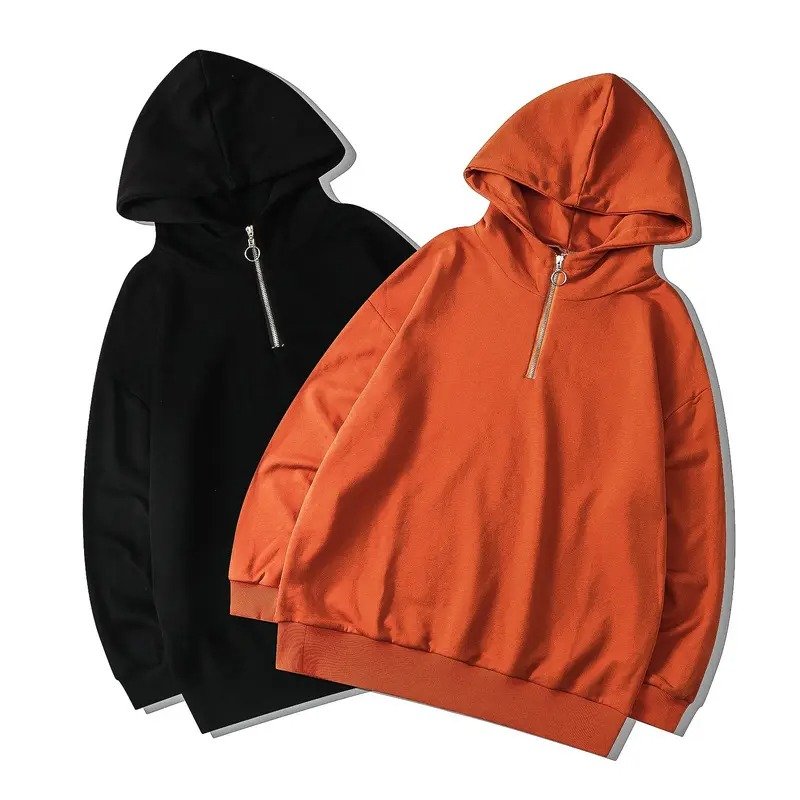Men Casual Hoodie High Quality 100% Cotton Pullover Oversize Sweatshirt Sweaters Gym Men Hoodie Streetwear Hooded Custom