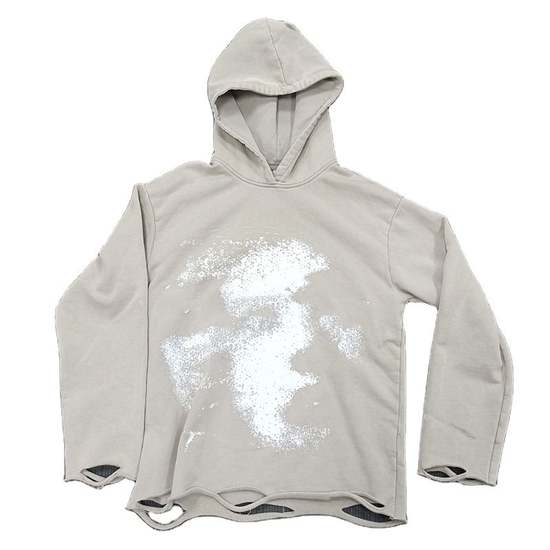 400gsm Blank High Quality Wholesale Stylish Plus Size Boxy Fitwinter 100% Cotton French Terry Hoody Design Men's Hoodies