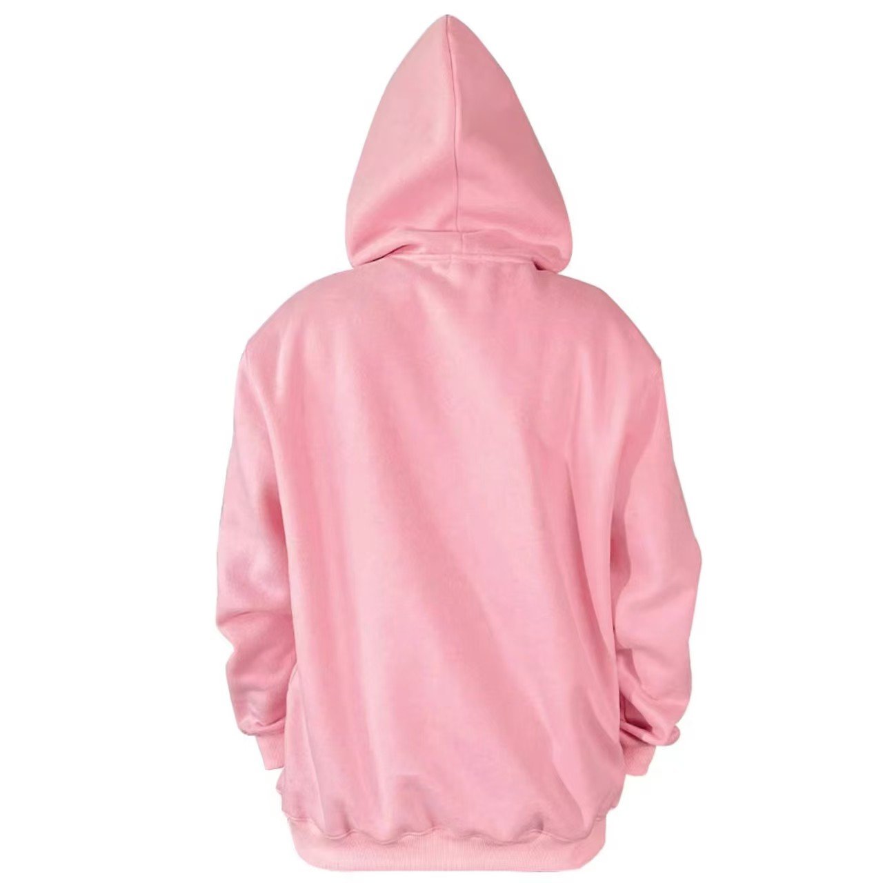 2024 New Fleece 400 Gsm Hoodie Drop Shoulder Pullover Men's Hoodie Oversized Satin Lined Hoodies Custom Logo