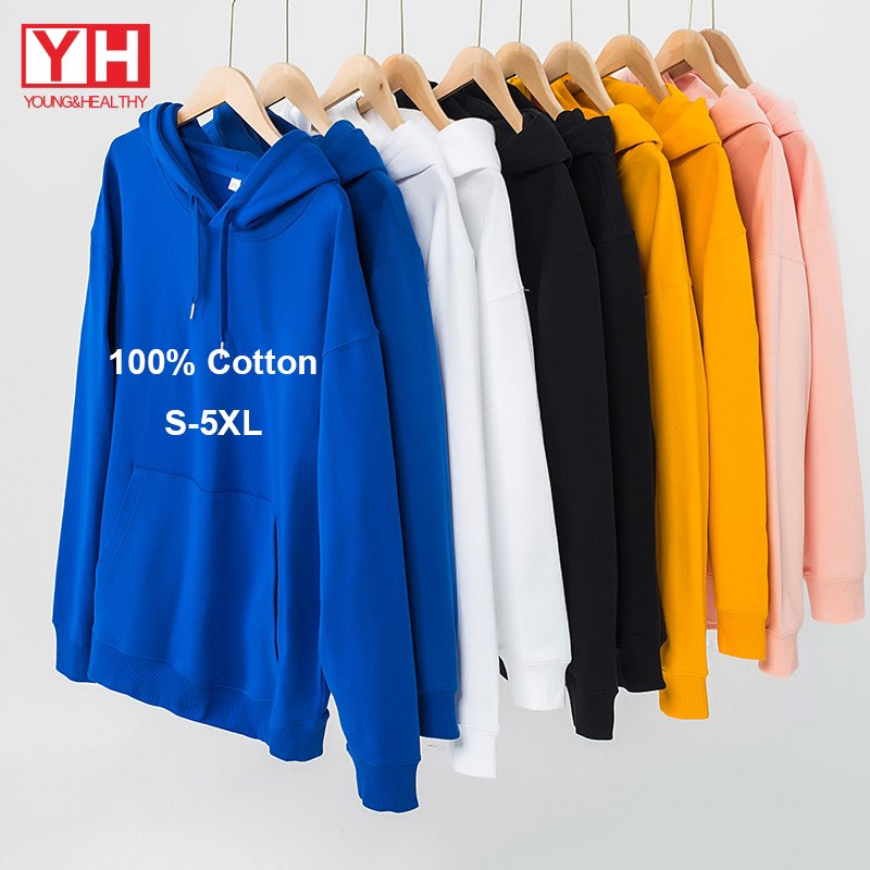 Custom Embroidered Puff Printing Blank Hoodies 330 Blank Hoodies Men'S Hoodies Essentials