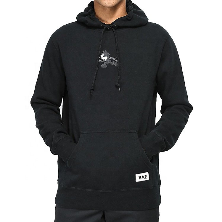 Custom Logo Multi-color Cotton High Quality men's hoodies sweatshirts black pull over hoodie screen print men's hoodies
