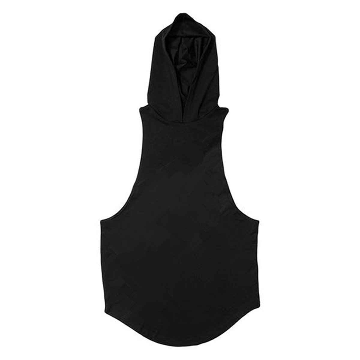 Wholesale Customized Solid Comfortable Cotton Sleeveless Gym Workout Fitness Men's Hoodies