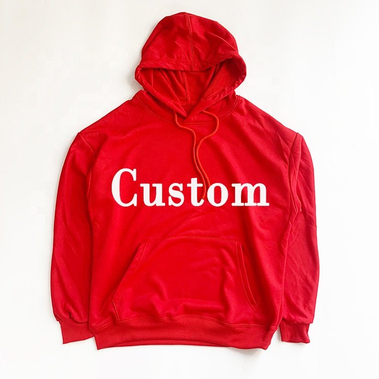 Stock Up Sale Mens Fashion Athletic Solid Color Fleece Pullover Sport Sweatshirt, Plus Size Men's Hoodies
