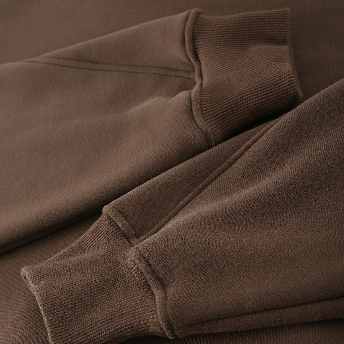 HIC custom Solid Color Long Sleeve oversized 400gsm cotton Pullover with Pocket men's hoodies sweatshirts