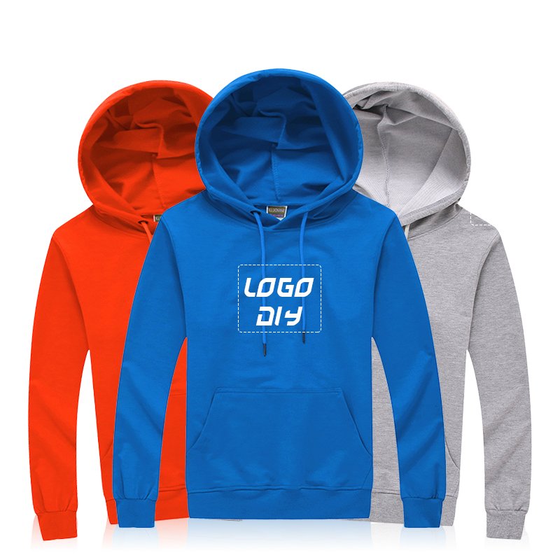 Custom logo 100% cotton men hoodie sweatshirts set fleece jogger clothing blank oversize hoodie unisex pullover men's hoodies