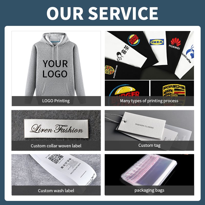 Custom logo 100% cotton men hoodie sweatshirts set fleece jogger clothing blank oversize hoodie unisex pullover men's hoodies