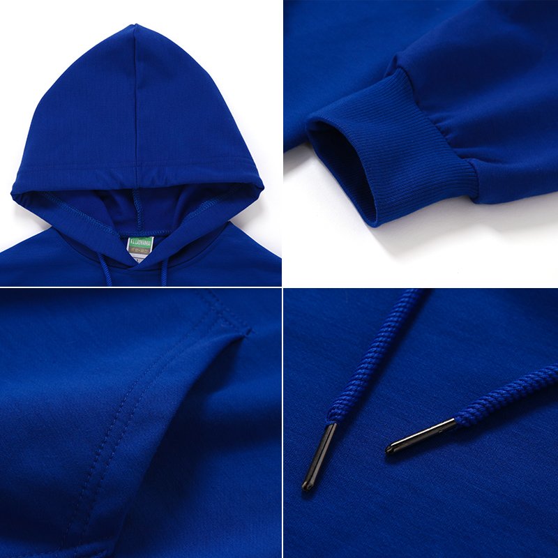 Custom logo 100% cotton men hoodie sweatshirts set fleece jogger clothing blank oversize hoodie unisex pullover men's hoodies