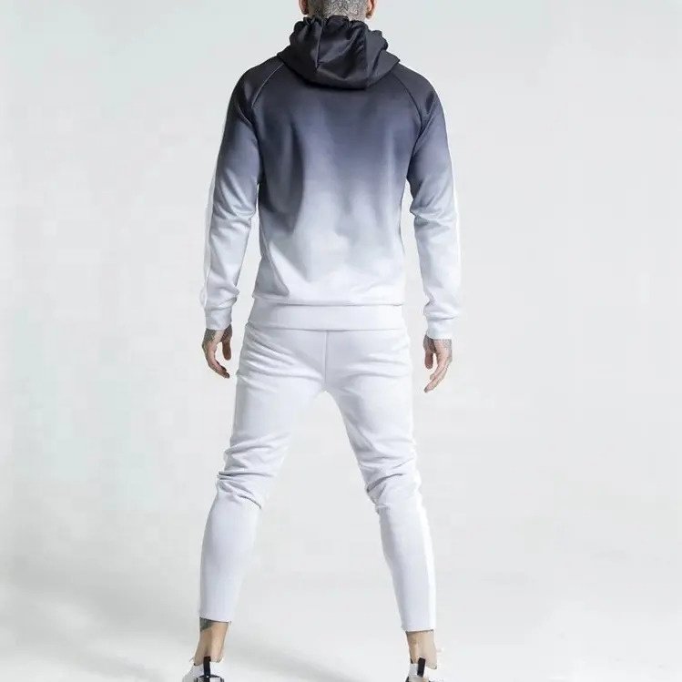 2024 Sublimation Men's Tracksuits Long Sleeve Sport Hoodie and Pants Spring Fall Jogging Suit Custom Printing Full tracksuit