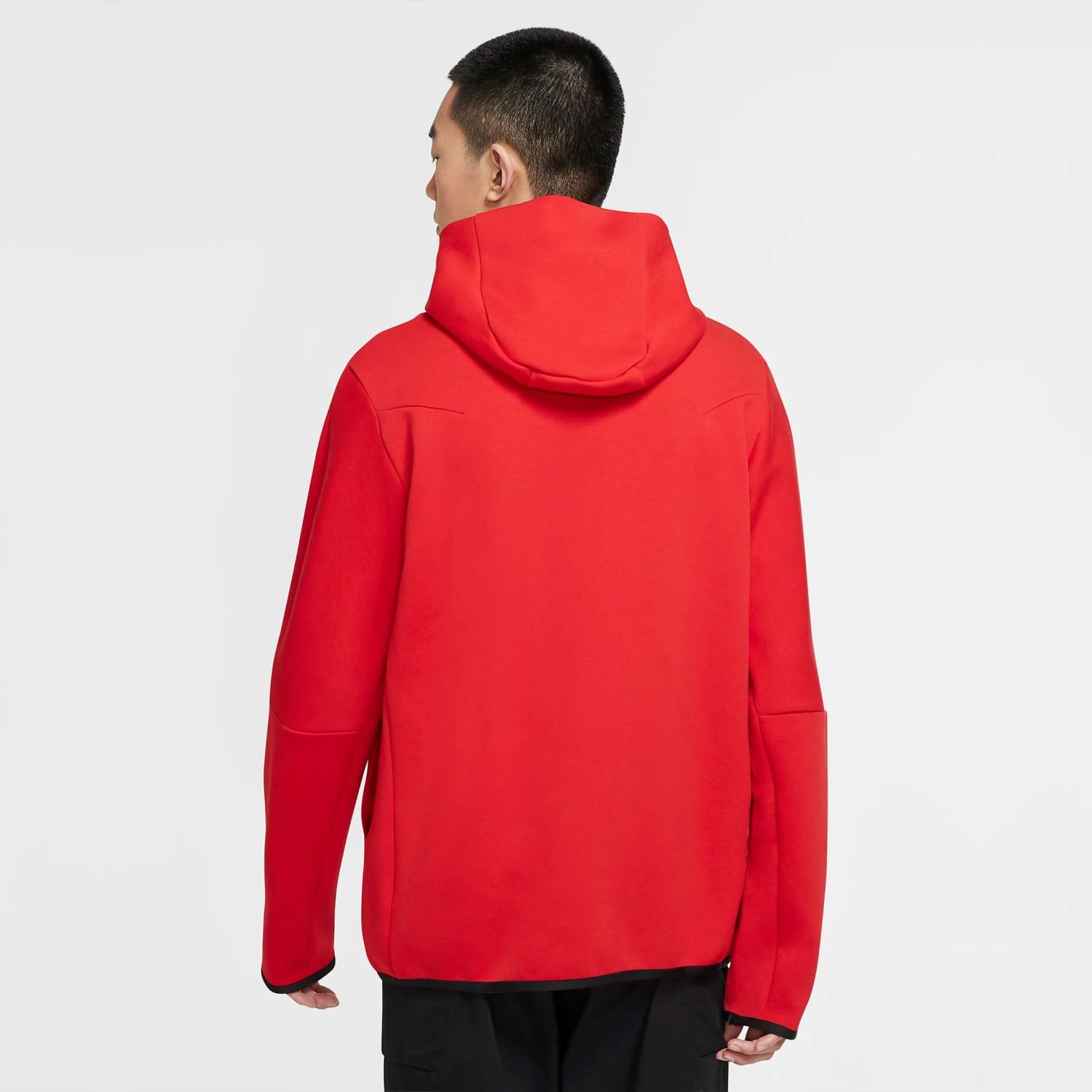 Custom Brand Logo Design 66% Cotton 34% Polyester University Red Warmth Standard Fit Sportswear Tech Fleece Tracksuit