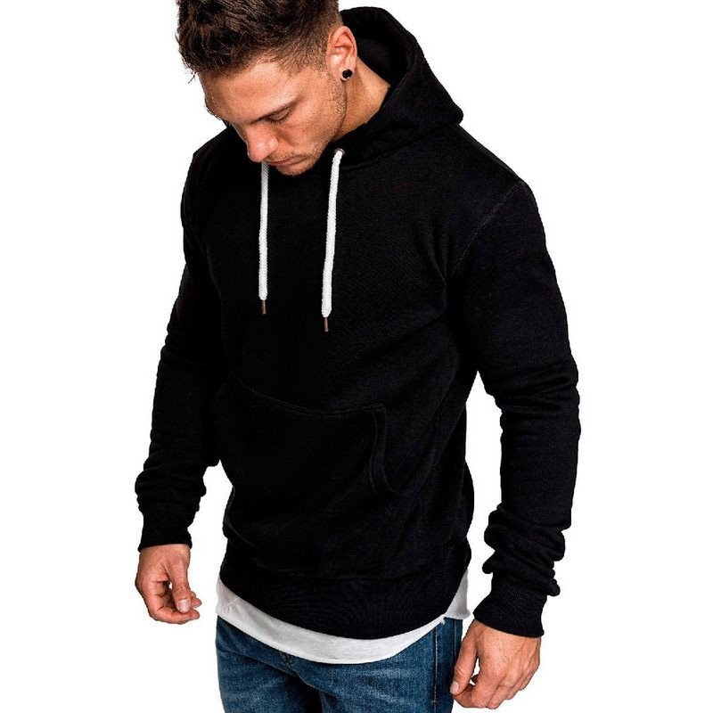 High Quality Mens Clothing OEM Gym Hoodie Custom Sports Gym Slim Fit Hoodies For Sale
