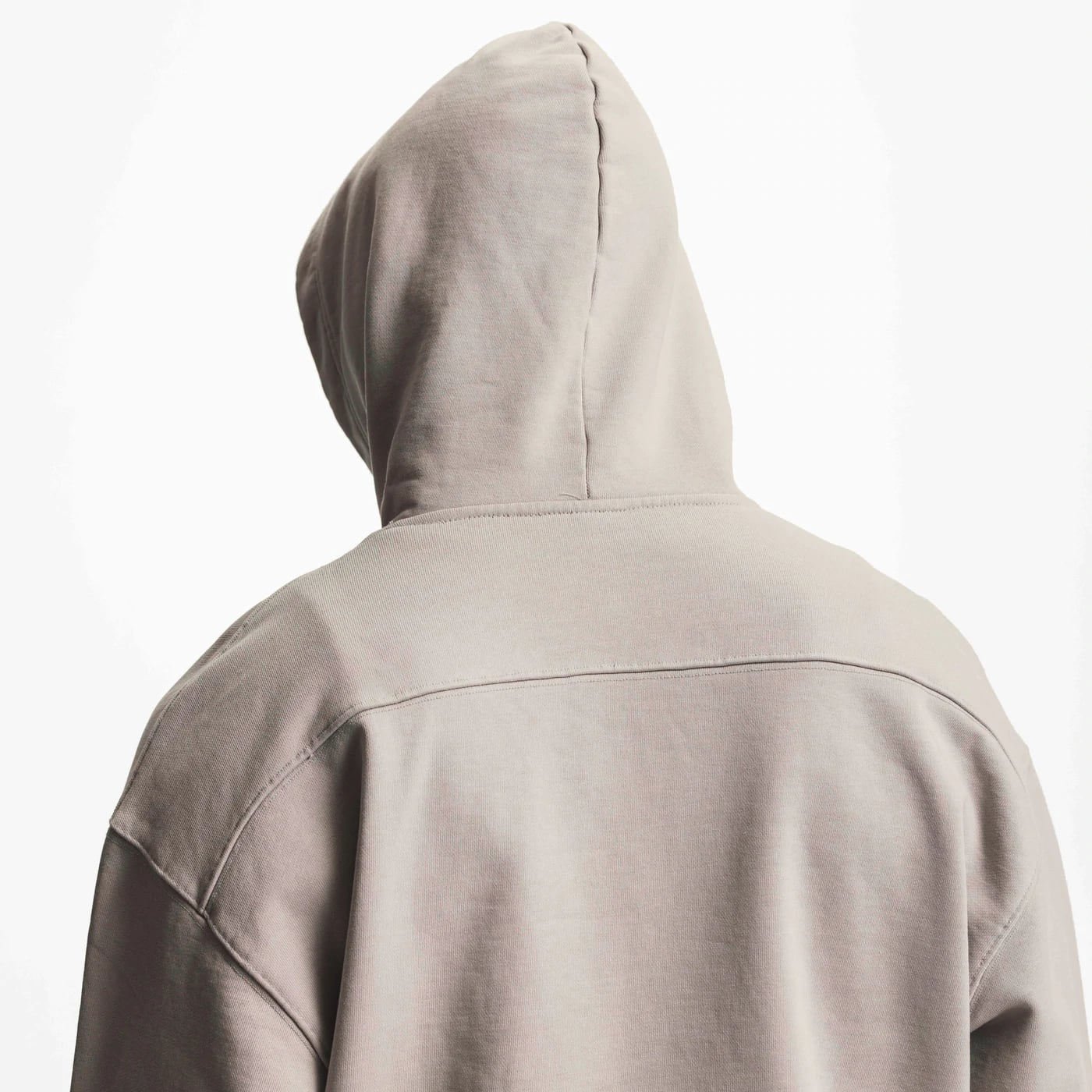 French Terry Hoodie Custom Men's Oversized Hoodie 100% Cotton High Quality Blank Drop Shoulder Pullover Hoodie for Men