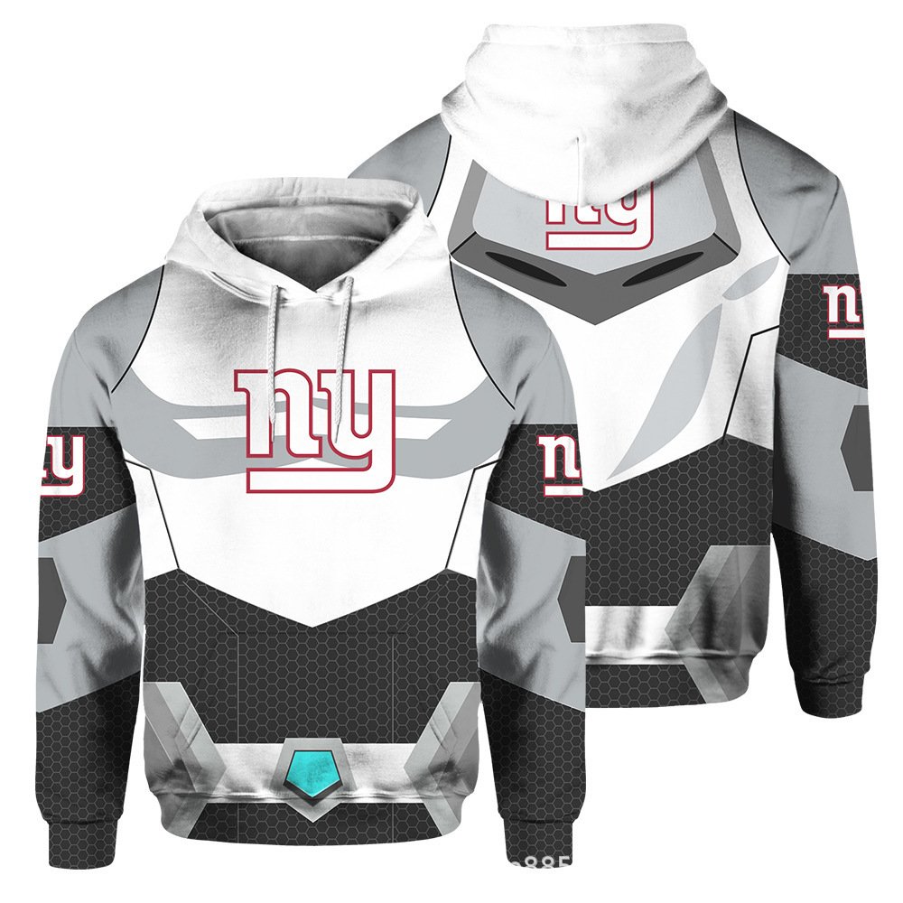 2024 New Style Polyester American Football Team 3d Digital Printed Winter Wear High Quality Football Men's Hoodies