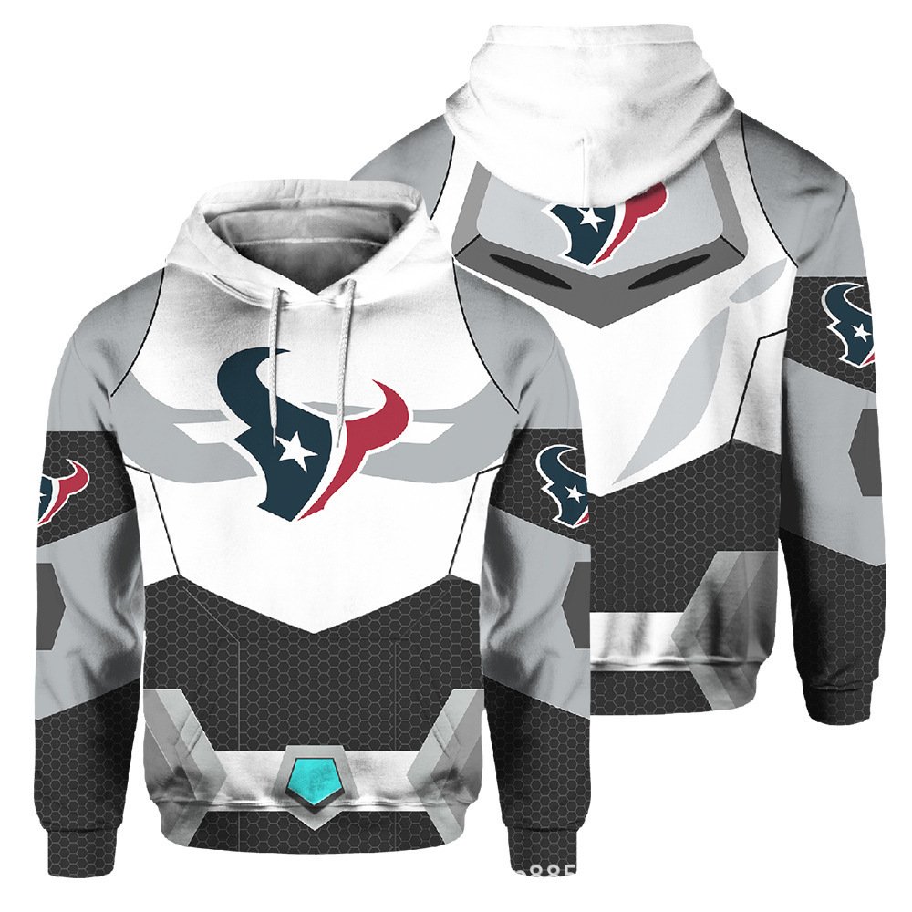 2024 New Style Polyester American Football Team 3d Digital Printed Winter Wear High Quality Football Men's Hoodies