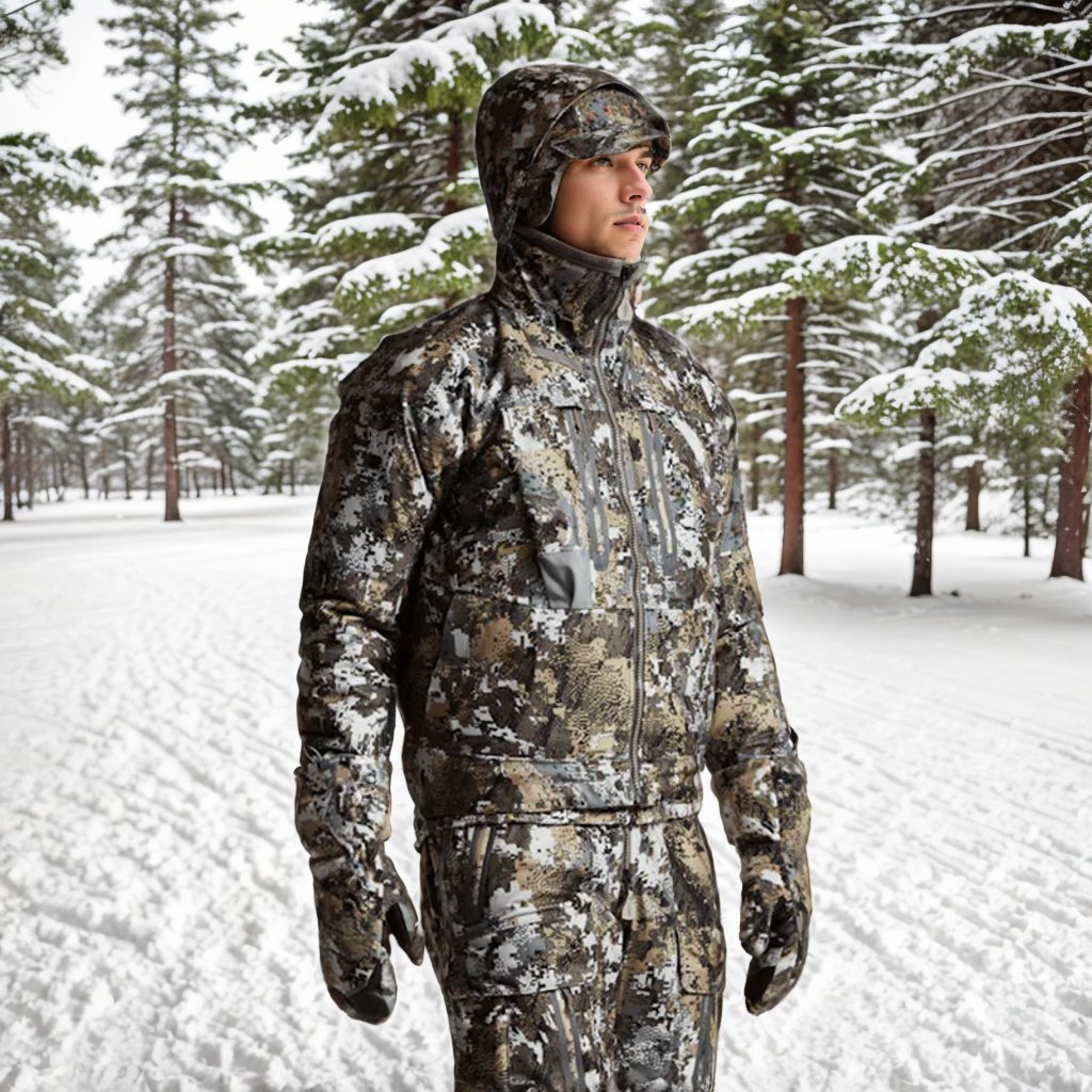 Hunting printing three-layers film fabric Incinerator Aerolite Jacket jungle outdoor safari men's hunting clothes