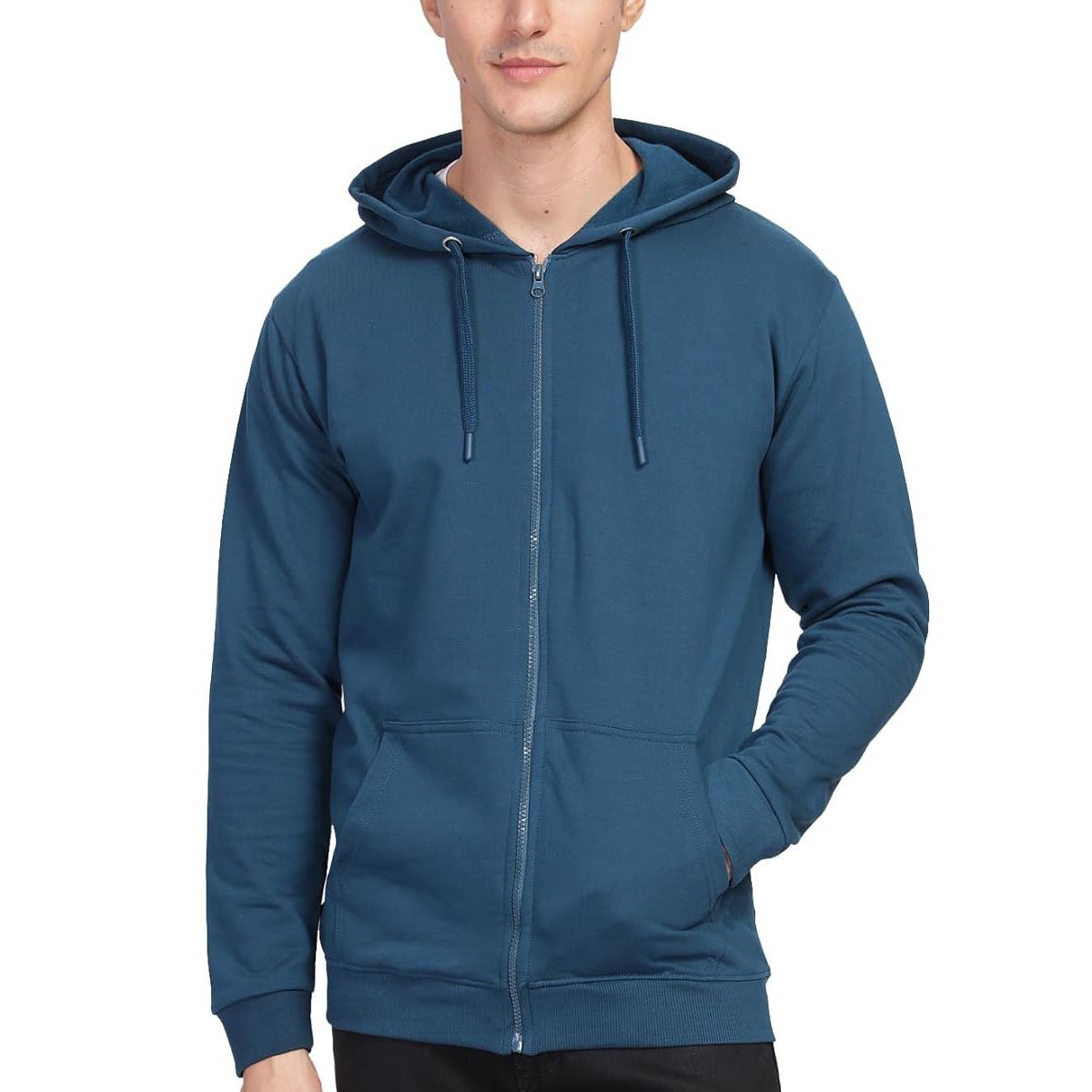Best Selling Mens Hoodies Heavyweight High Quality Oversize 100% Cotton Knitted Hoodie Men