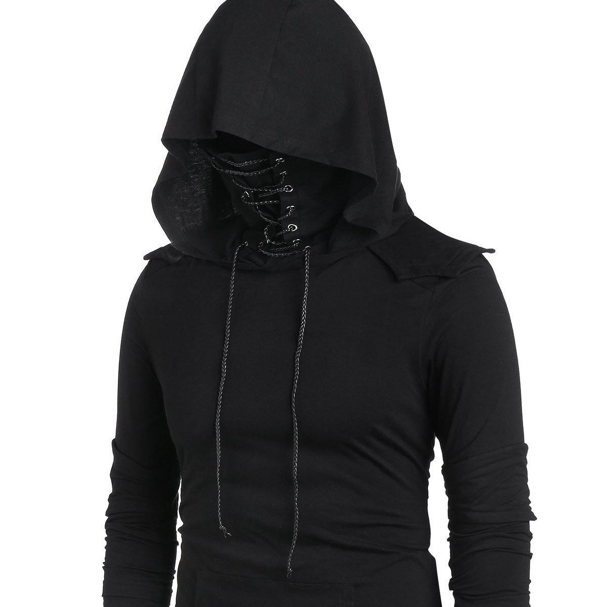 Wholesale Blank Fleece Polyester Oversized Hoodie Men Fitted Pullover Streetwear Men's Hoodies Men Custom Logo