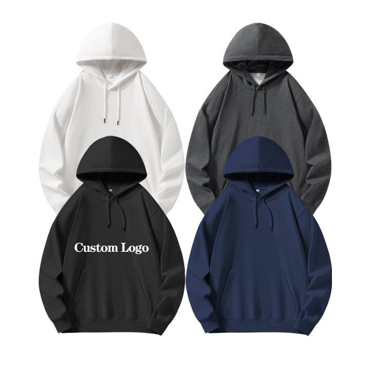 Streetwear Puff Printing Heavyweight Men'S Hoodies High Quality Pullover Cotton Custom Hoodies Sweatshirts