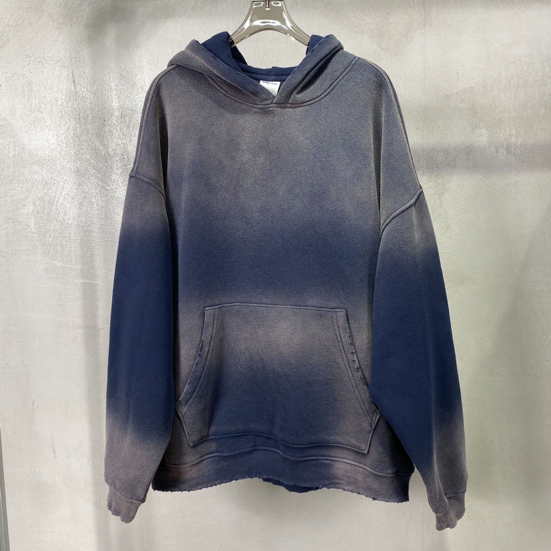 Hoodie Manufacturers Streetwear Sweatshirt Custom Logo Heavyweight Vintage Y2k Mens Pullover Oversized Acid Wash Blank Hoodies
