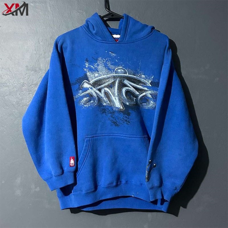 Manufacturer Men 100% Cotton Unisex Custom Logo Pullover Printing Fashion Sports Embroidery Sweatshirt Boxy Hoodies