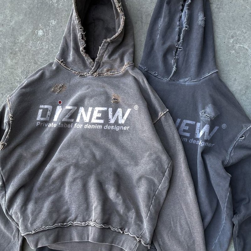 DiZNEW OEM Manufacturers men's Hoodies Wholesale casual baggy cotton hoodies MEN high quality