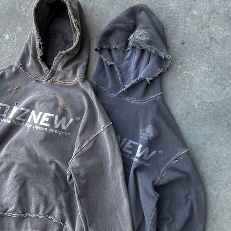 DiZNEW OEM Manufacturers men's Hoodies Wholesale casual baggy cotton hoodies MEN high quality