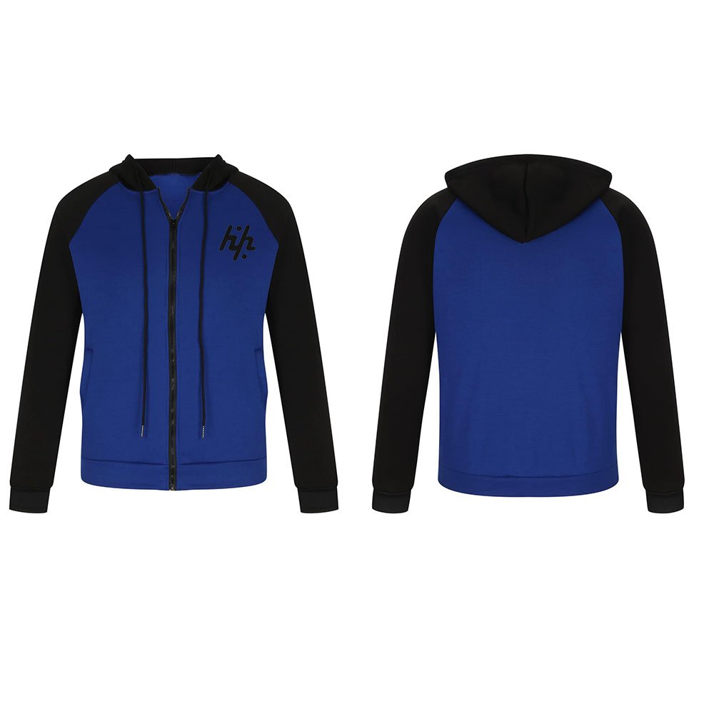 Hoodies for Men Zip Up Fleece Hooded Sweatshirts Winter Long Sleeve Color Block Lightweight Sports Coats with Pocket