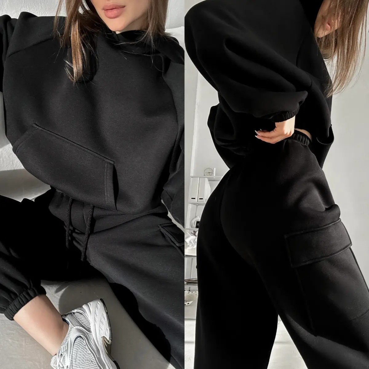 Custom logo 3d puff printing hoodies women streetwear high quality drop shoulder oversized pullover sweatshirt hoodie