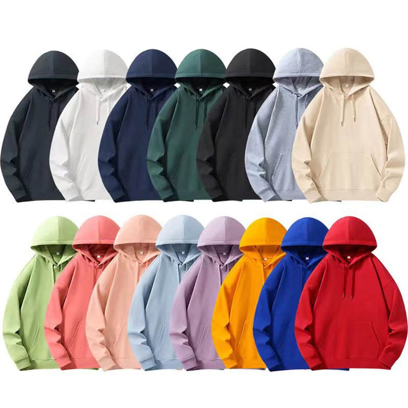 Custom Logo 330gsm Hoodies Unisex Sweatshirts Tracksuits Men's Clothing Pullover Hoodie Manufacturers